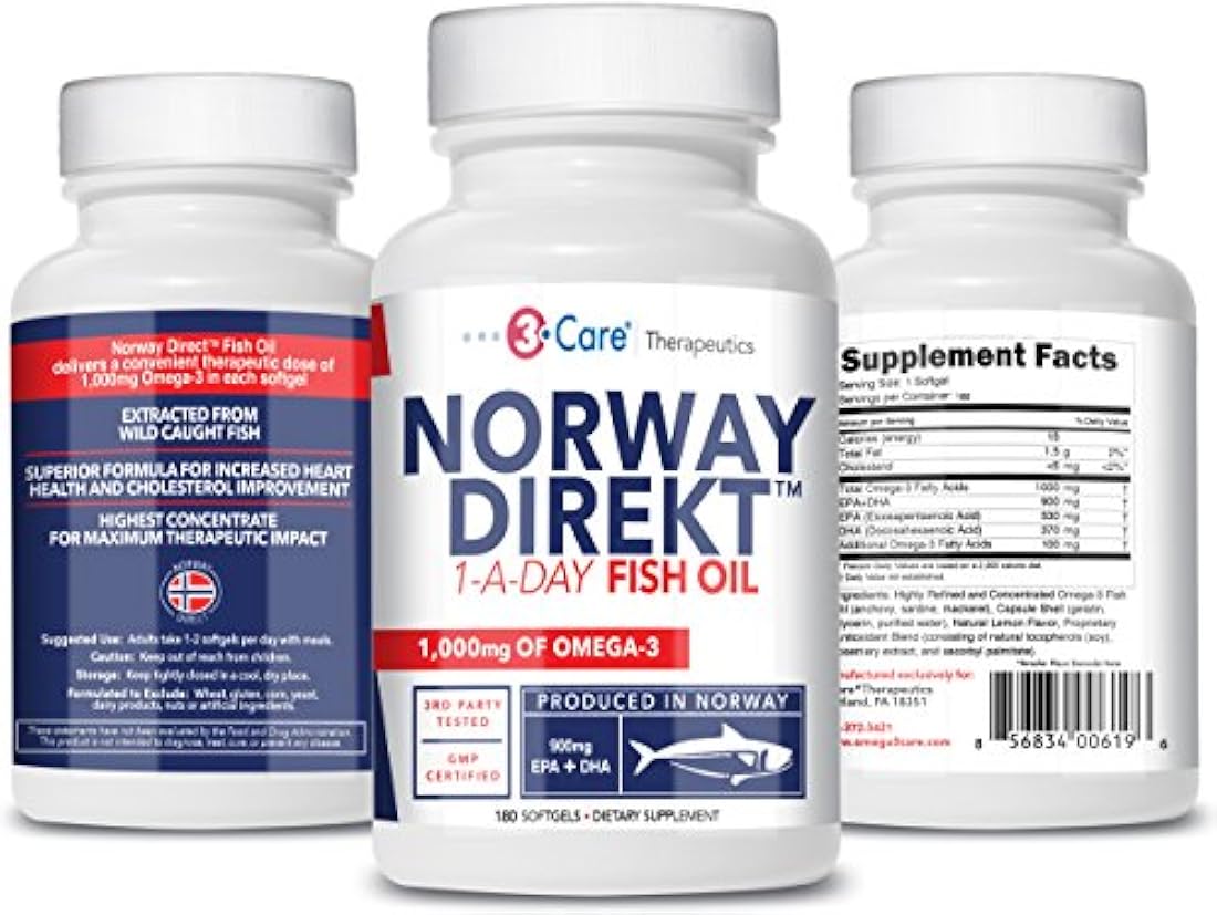 Aceite de Pescado Omega-3 3,000 mg