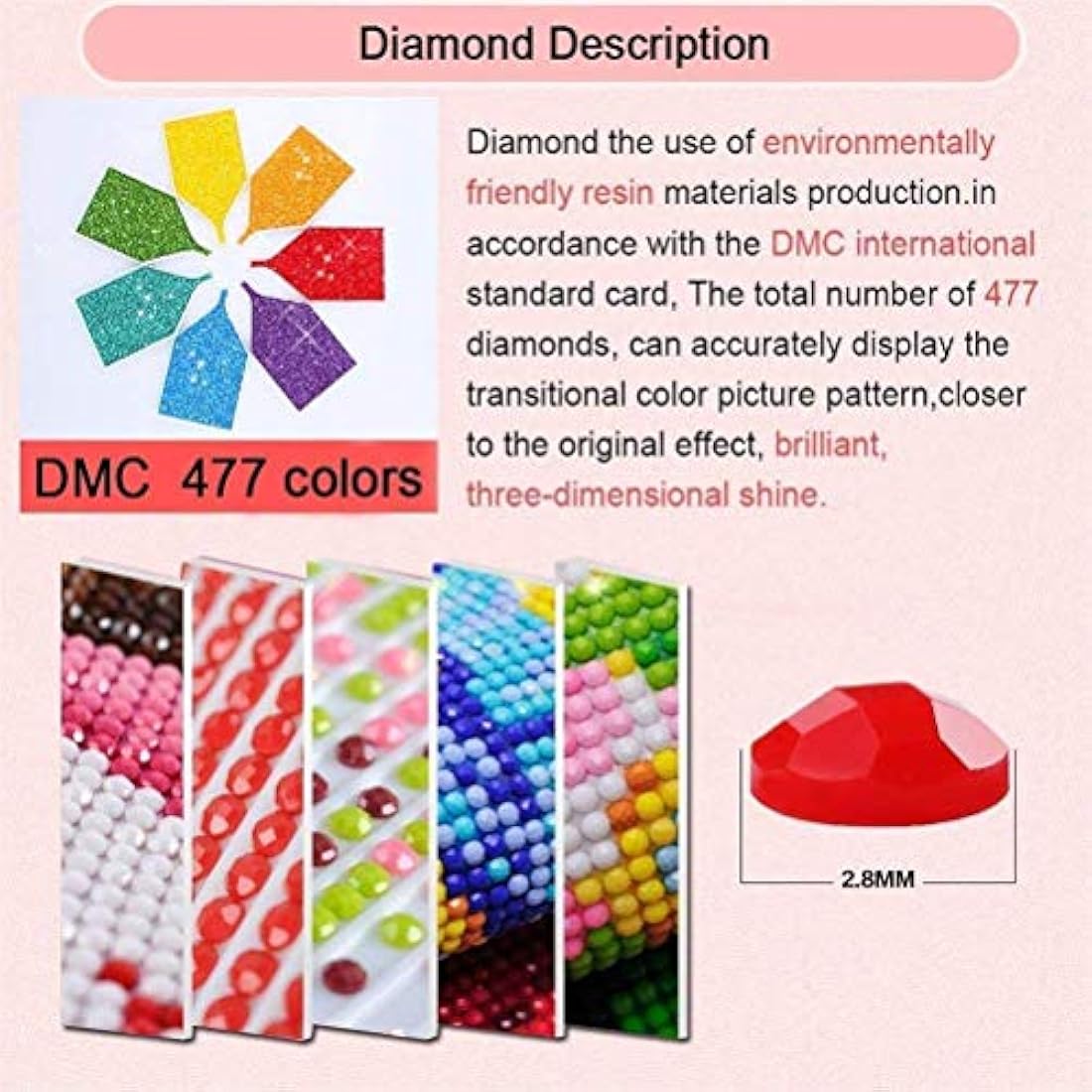 Kit de pintura de diamante Eiflow 5D,pintura de bricolaje