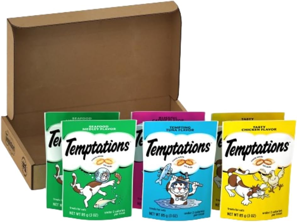 Comida variada para gatos Temptations
