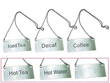 Acero inoxidable colgante cadena Coffee