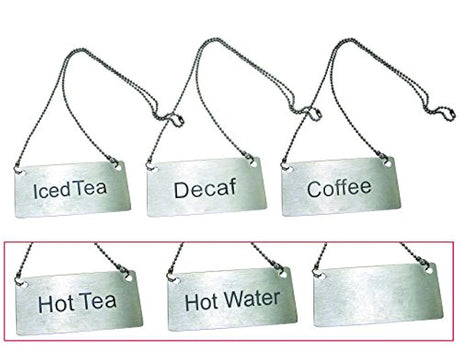Acero inoxidable colgante cadena Coffee