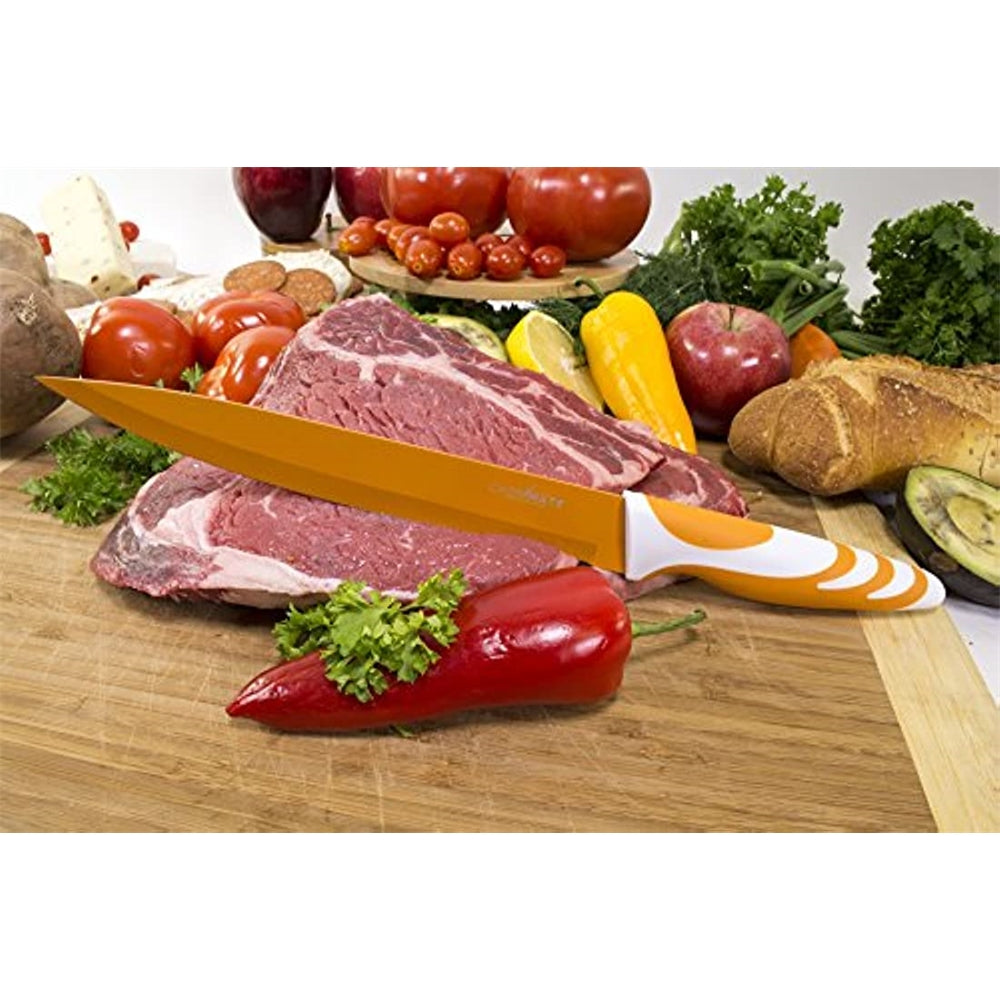 Cuchillos Acero Inoxidable antibacteriano 8 piezas