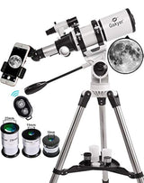 telescopio refractor astronómico AZ de 80 mm