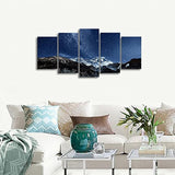 5 Paneles Paisaje Arte Moderno Giclee lona IMPRESIÓN s