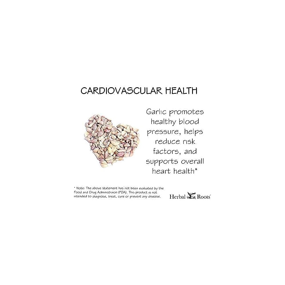 Suplementos orgánicas de ajo de bulbo entero cardiovascular