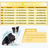 EMUST Dog Life Jacket, Reflective &amp; Adjustable Dog Life Vests for Small/Medium/Large Dogs, Durable Dog Water Vest for Dogs with Front Neck Float