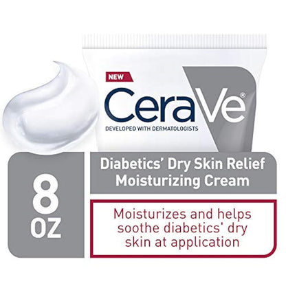 Crema hidratante CeraVe para piel seca de diabéticos