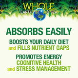 Whole Earth & Mar – Super hongo, 60 Cápsulas vegetarianas
