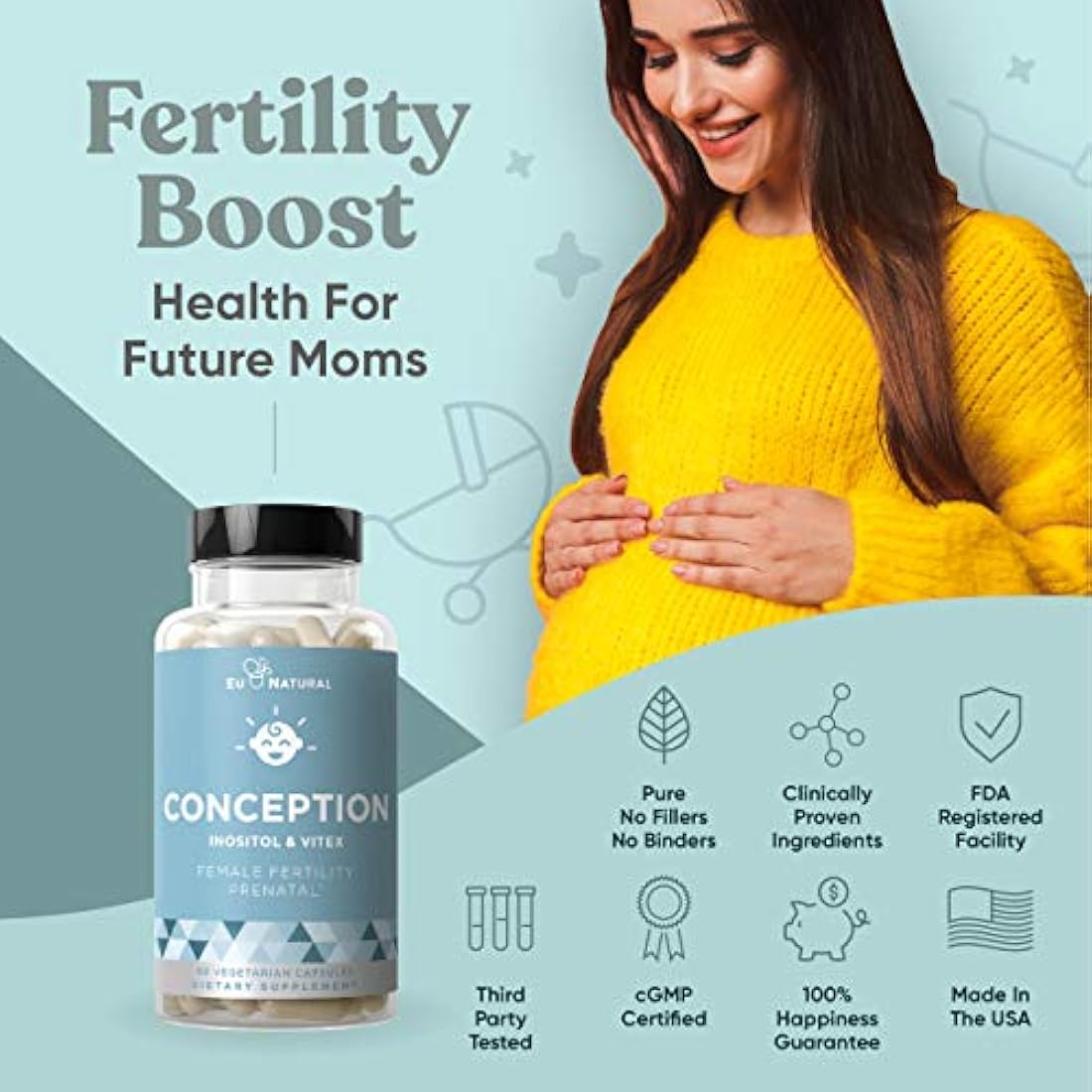 Vitaminas de fertilidad prenatales