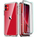 Funda para iPhone 11+2 protectores de vidrio templado