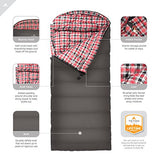 TETON Sports Celsius XXL Sleeping Bag; Great for Family Camping; Free Compression Sack