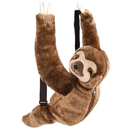 Peluches Mochila de viaje de animales de peluche perezoso