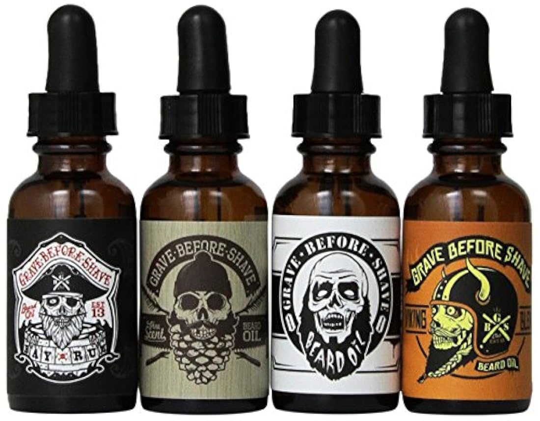 Aceite para la barba Grave Before Shave™ paquete 4 unidades