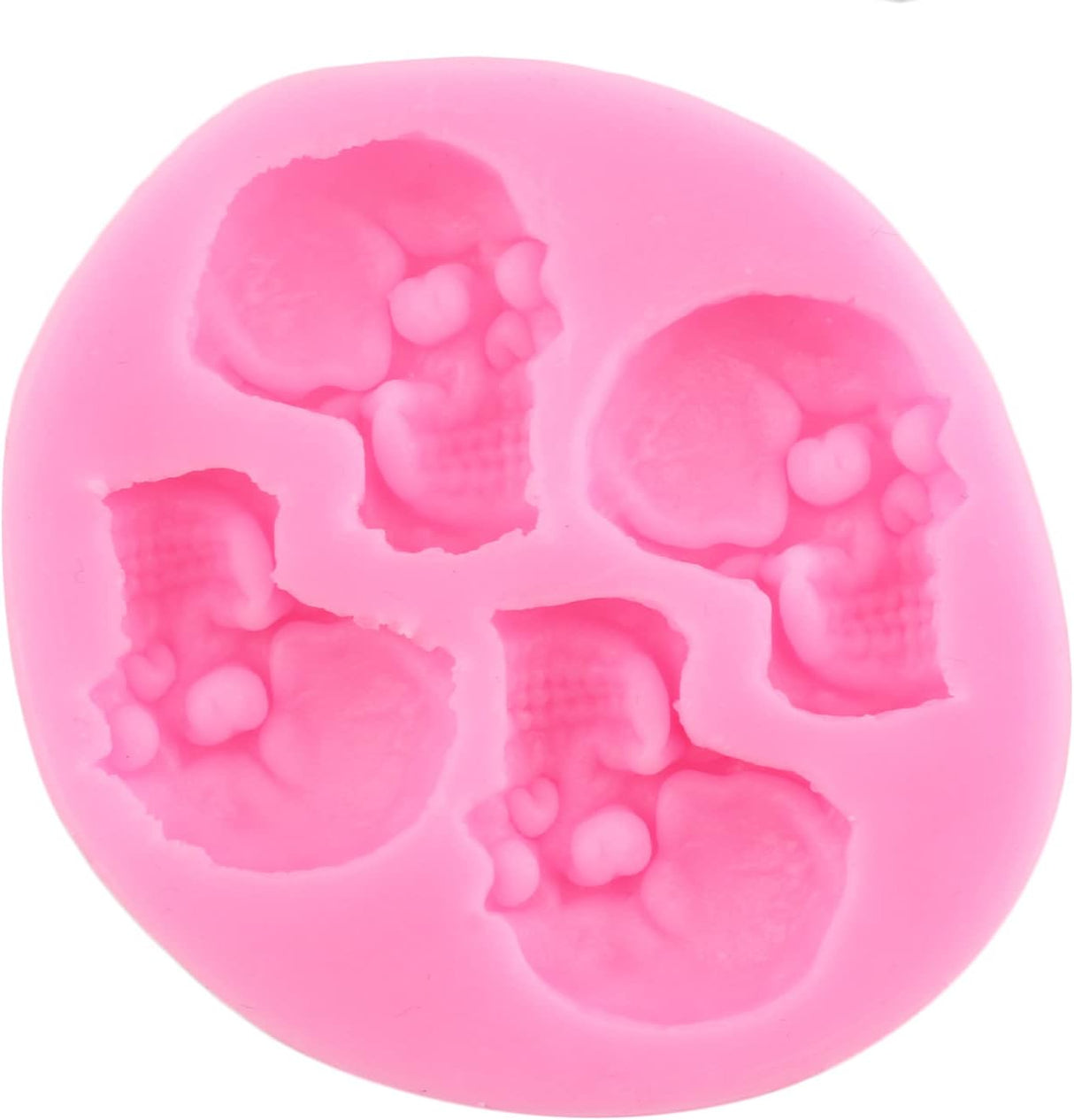 Moldes de Silicona Halloween Mujiang para Cupcakes y Chocolates