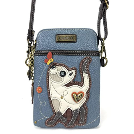 Chala -Bolsa cruzada de piel sintética multicolor con correa