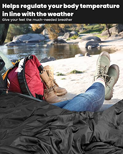 Saco de dormir para adultos: Sportneer 3 estaciones para clima cálido, impermeable, ligero, para niños, mochileros, bolsas de dormir para adultos, niños, niñas, camping, senderismo, viajes al aire libre