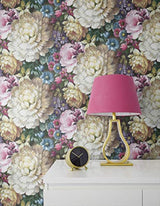 Papel pintado, diseño floral