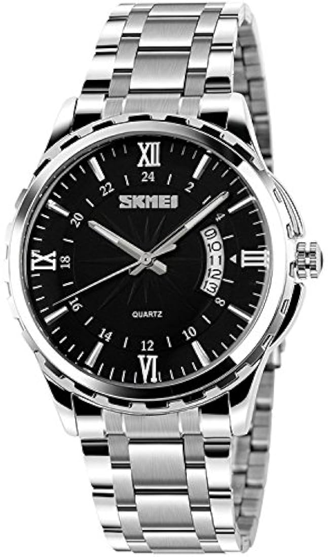 Reloj clásico de cuarzo para hombre con correa