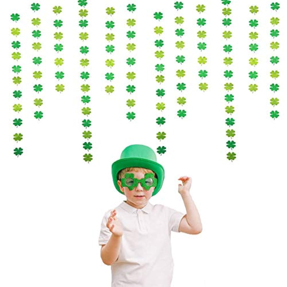 Guirnaldas del día de San Patricio, trébol