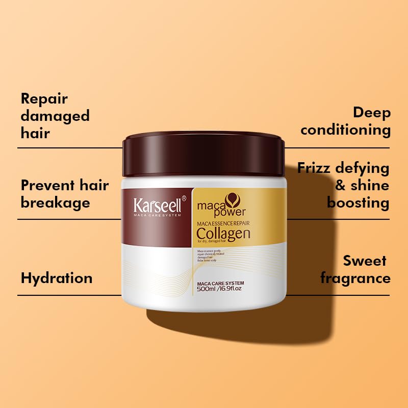 Mascarilla Acondicionadora con Aceite de Argán y Colágeno