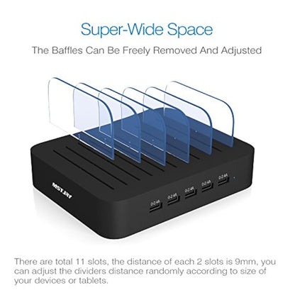 Estación de carga de múltiples dispositivos MSTJRY USB