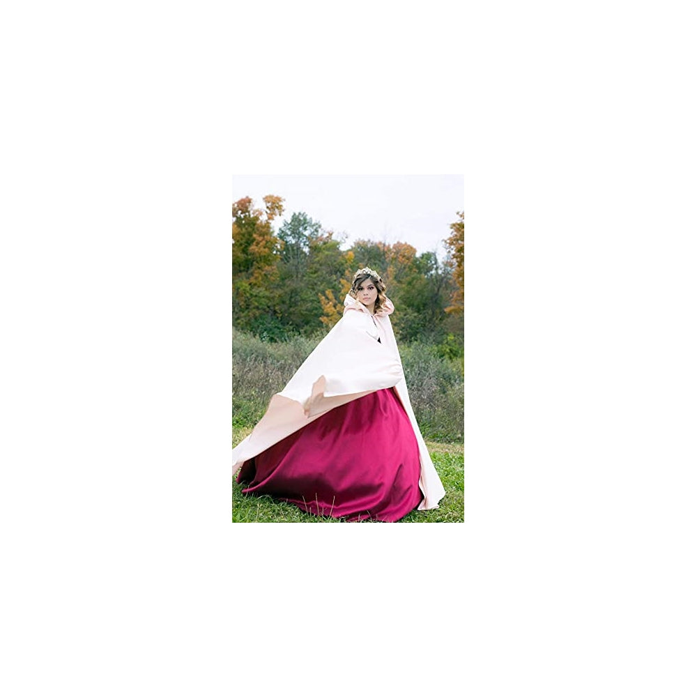 Disfraces de Capa de boda con capucha zul talla