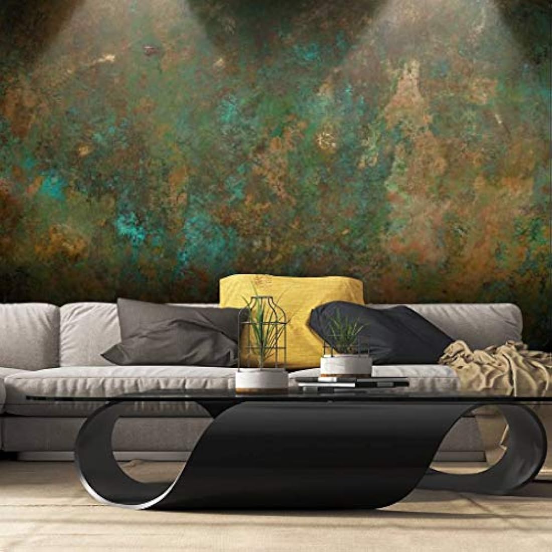 Papel pintado para pared con diseño de barcos en el río