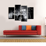 4 pieza con luces en blanco y negro - iHAPPYWALL