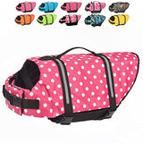 Doglay Chaleco salvavidas para perros con rayas reflectantes