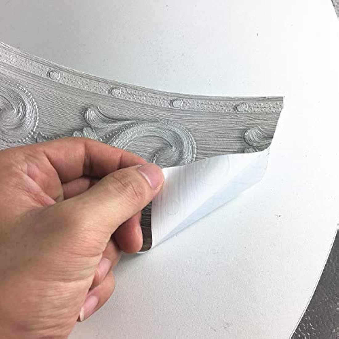 Adhesivo decorativo para pared con diseño de olas reales