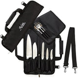 La bolsa para rollo de cuchillos de Chef (6 ranuras)