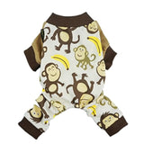 Pijama para mascotas Fitwarm de algodón suave con estampado