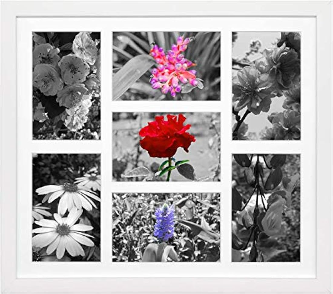 Marco de fotos (5.4 x 6.2 in), color plateado