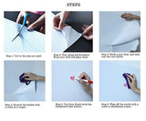 Abyssaly - Papel pintado de vinilo blanco brillante