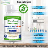 Power By Naturals - Methyl Multi One Without Iron - Once Daily MTHFR Support Supplement - Methylation Protect Methylated B12 Multivitamin with ADK, CoQ10, Quatrefolic Methylfolate - 60ct Vitamins