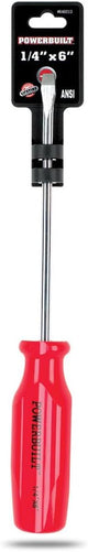 Destornillador Plano Powerbuilt 1/4 x 6 Maxi-Grip 646013