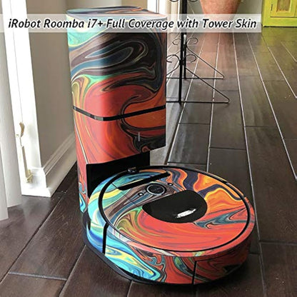 Skin Compatible with iRobot Roomba i7+ Robot Vacuum