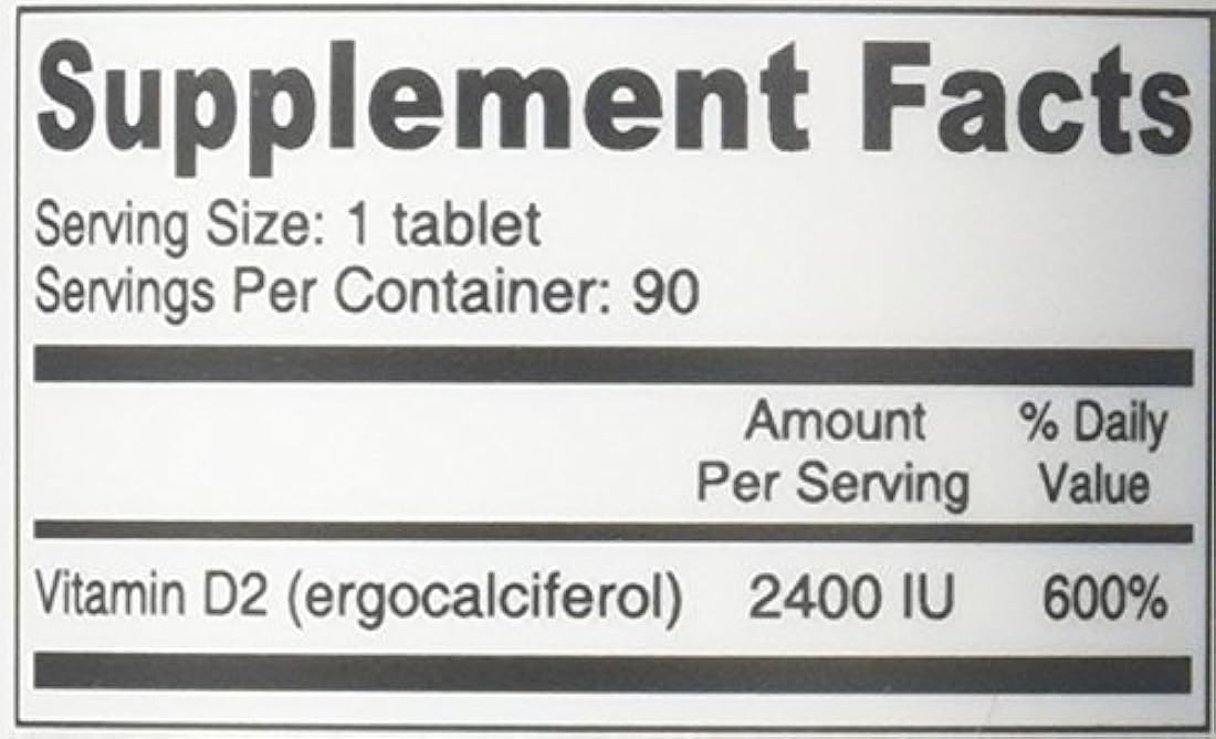 Deva Nutrition Vegan D2 Vitamina D 2400 IU, 90 tabletas (Paquete de 2)