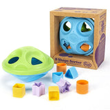 Clasificador de formas Green Toys, Verde/Azul