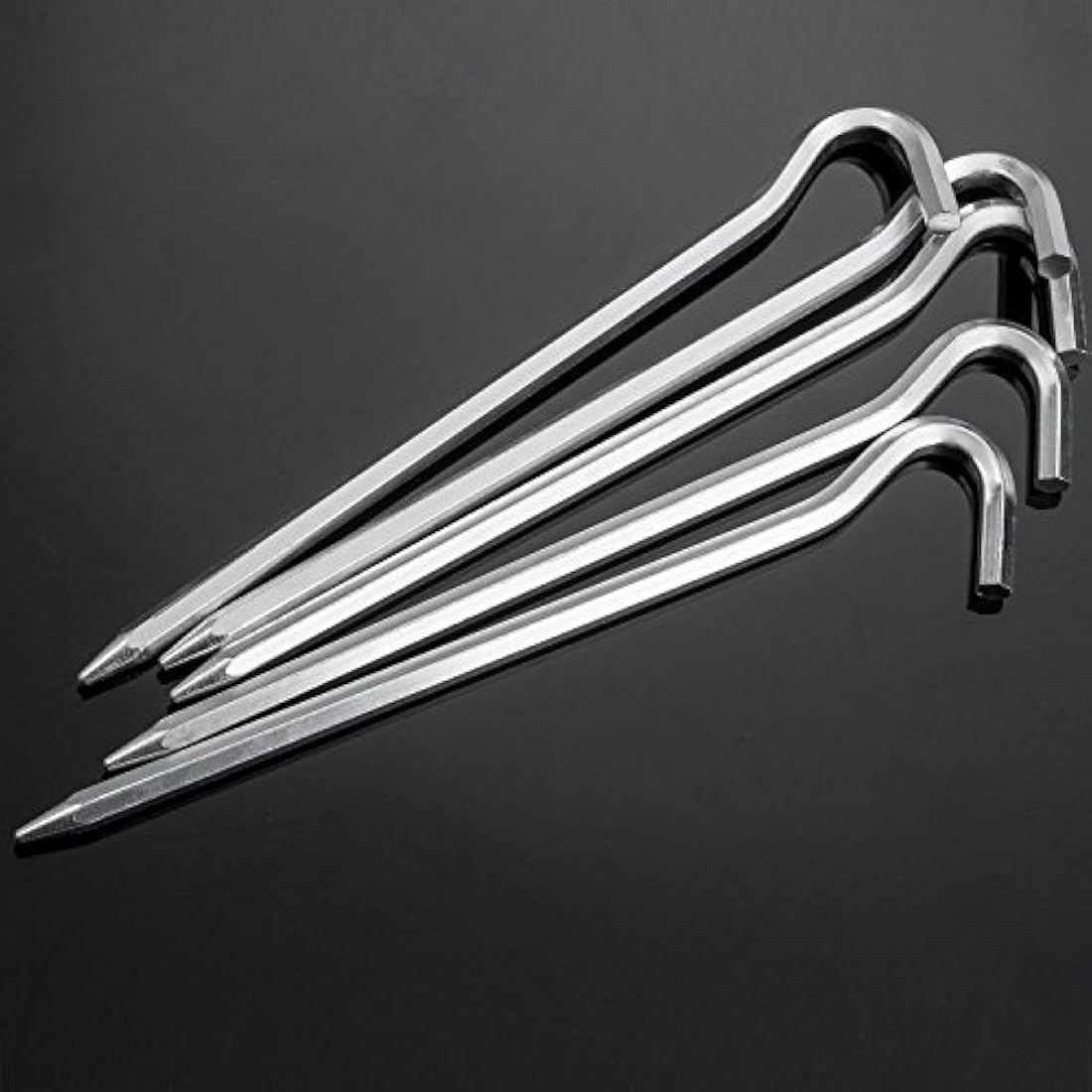FANBX F Clavijas de carpa - 12 piezas de estacas de carpa