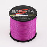Dorisea Extreme Trenza 100% Pe Rosa Trenzado Línea de Pesca