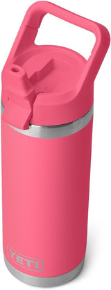Botella YETI Rambler 18 oz, Acero Inoxidable, Aislada, Con Popote