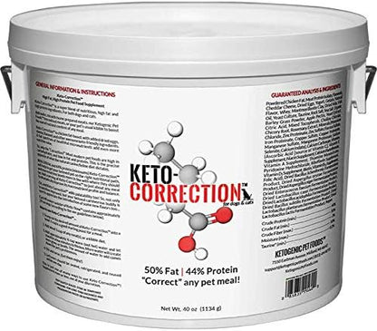 Suplemento Keto-Correction para mascotas - 40 oz. Canister