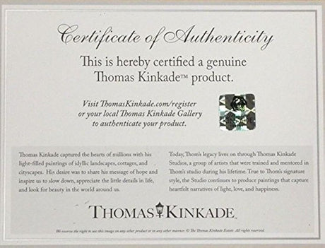 Thomas Kinkade  lienzo decoración 8 x 10lona