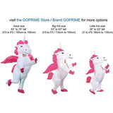 Disfraz de unicornio alado unisex para niños de 4 a 6 años