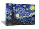 Wieco Art Lienzografia noche estrellada Van Gogh