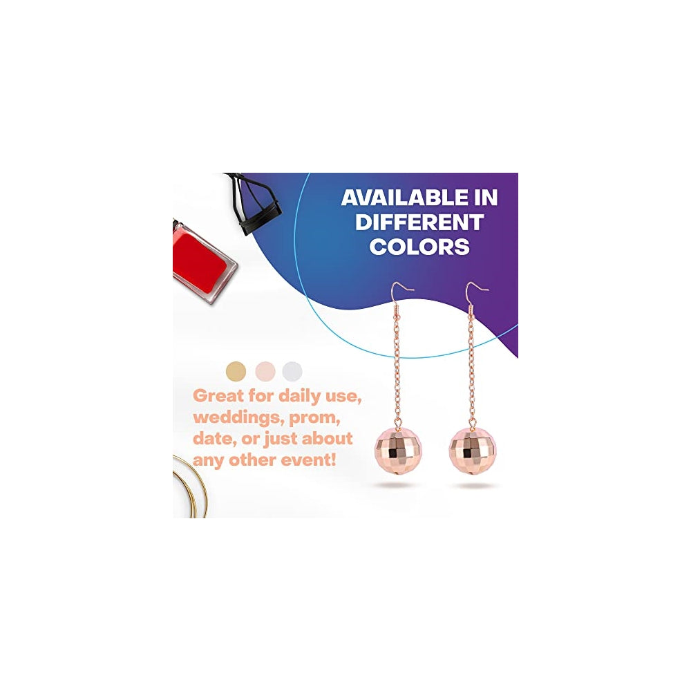 Aretes de bola de discoteca para mujer