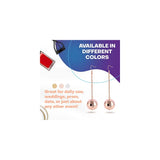 Aretes de bola de discoteca para mujer