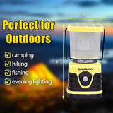Blazin linterna solar recargable para campamento | 600 lúmenes linterna solar USB para campamento | cargador de batería de emergencia para teléfono | linterna de tormenta, apagón de energía