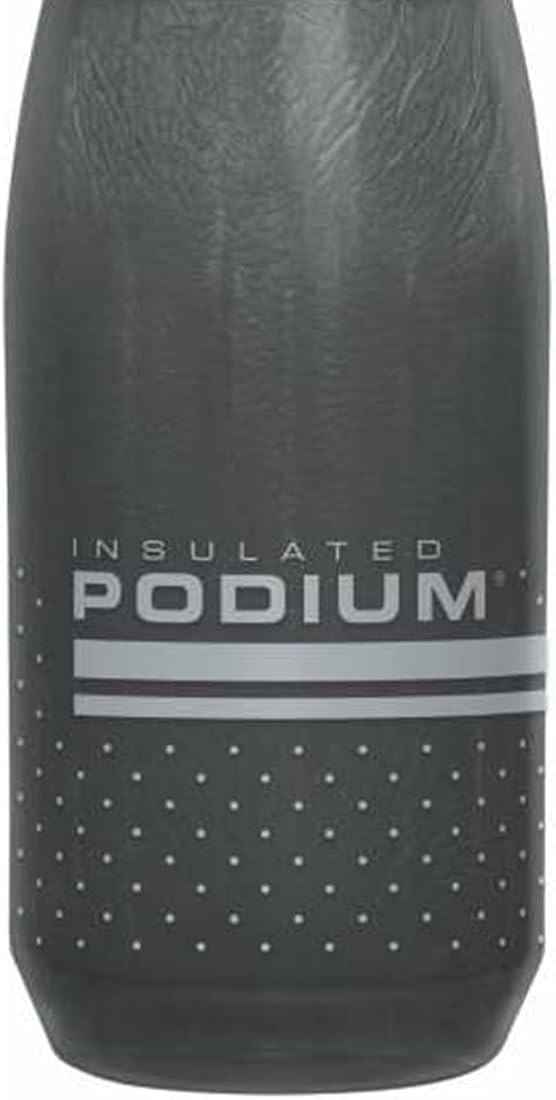 CamelBak Podium Chill - Botella de agua térmica para bicicleta, 21 onzas, color negro